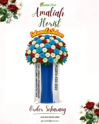 Standing Flower di Rumah Duka Dharma Bakti Pekanbaru